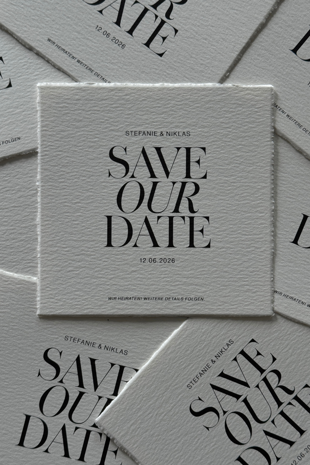 Save the Date - That´s Amore Hochzeit Wedding Canva Vorlage quadratisch